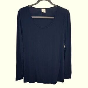 Soma Women's Navy Long Sleeve Night Tee Size XS